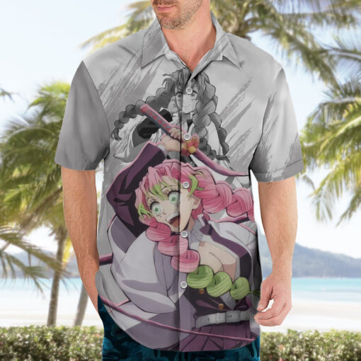 Chemise hawaïenne Mitsuri Kanroji classique Demon Slayer – Image 3
