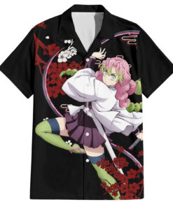 Chemise hawaïenne Mitsuri Kanroji style japonais