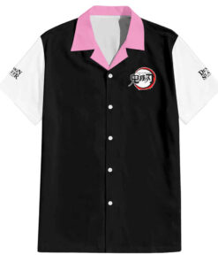 Chemise hawaïenne Mitsuri Kanroji Kimetsu no Yaiba Anime