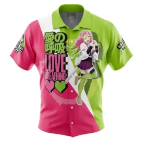 Chemise hawaïenne Mitsuri Kanroji V2 Demon Slayer