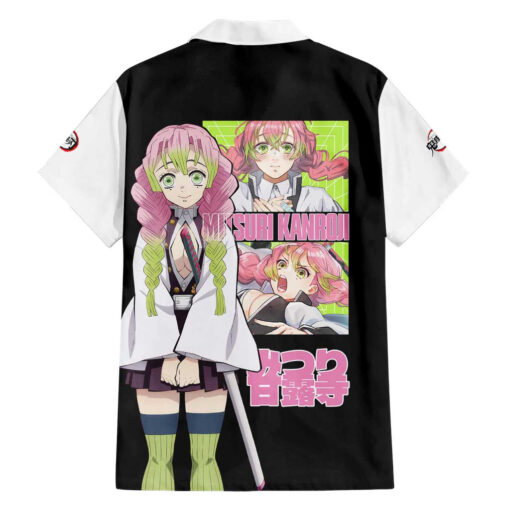 Chemise hawaïenne Mitsuri Kanroji V2 Demon Slayer Anime – Image 2