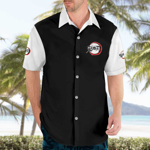 Chemise hawaïenne Mitsuri Kanroji V2 Demon Slayer Anime – Image 3