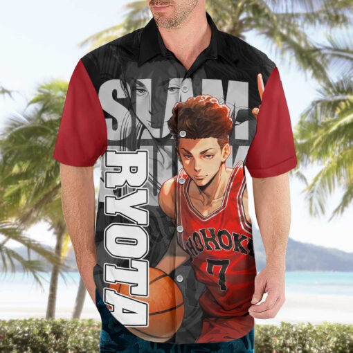 Chemise hawaïenne Miyagi Ryota Slam Dunk Anime – Image 3