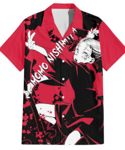 Chemise hawaïenne Momo Nishimiya Jujutsu Kaisen style manga