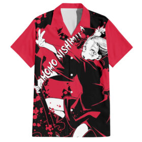 Chemise hawaïenne Momo Nishimiya Jujutsu Kaisen style manga