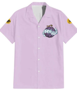 Chemise hawaïenne Monkey D. Luffy Gear 5 et Fruit Démon Nika One Piece Anime