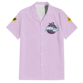 Chemise hawaïenne Monkey D. Luffy Gear 5 et Fruit Démon Nika One Piece Anime