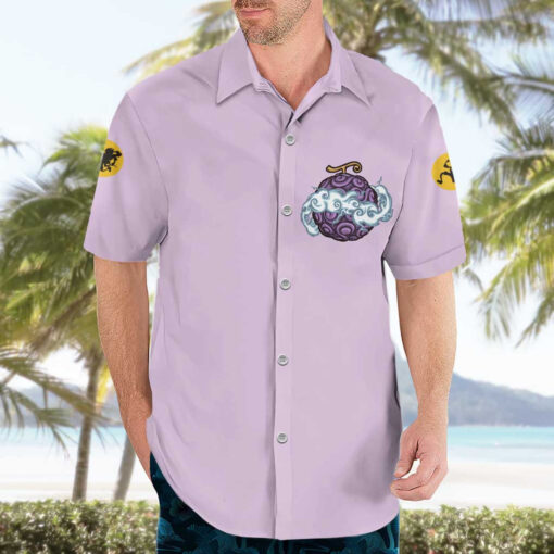 Chemise hawaïenne Monkey D. Luffy Gear 5 et Fruit Démon Nika One Piece Anime – Image 3