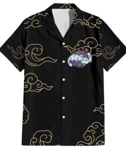 Chemise hawaïenne Monkey D. Luffy Gear 5ème V4 One Piece Anime
