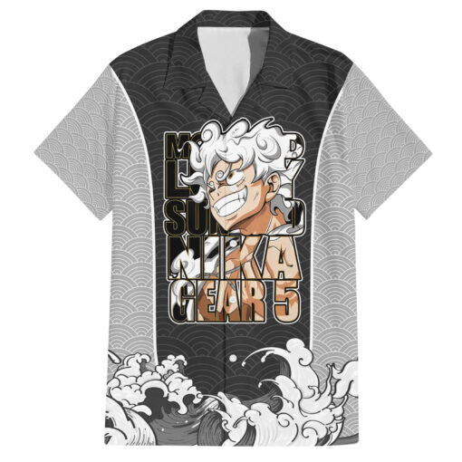 Chemise hawaïenne Monkey D. Luffy Nika Gear 5 One Piece Japon Anime