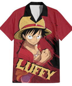 Chemise hawaïenne Monkey D. Luffy One Piece Anime