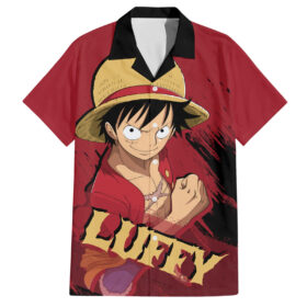 Chemise hawaïenne Monkey D. Luffy One Piece Anime