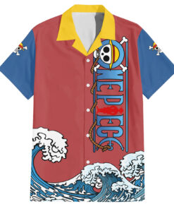 Chemise hawaïenne Monkey D. Luffy One Piece Gear 5 éveil