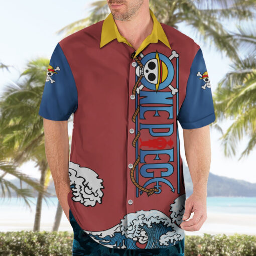 Chemise hawaïenne Monkey D. Luffy One Piece Gear 5 éveil – Image 3