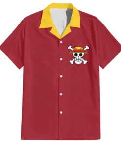 Chemise hawaïenne Monkey D. Luffy One Piece Anime Uniforme