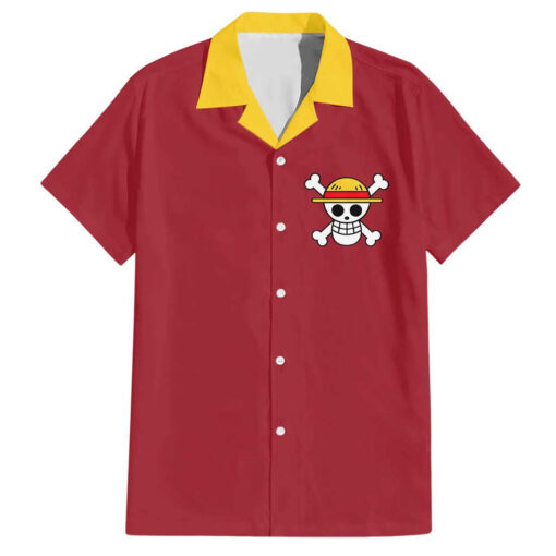 Chemise hawaïenne Monkey D. Luffy One Piece Anime Uniforme