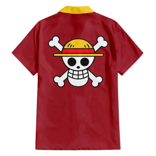 Chemise hawaïenne Monkey D. Luffy One Piece Anime Uniforme – Image 2