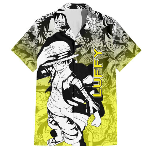 Chemise hawaïenne Monkey D. Luffy One Piece Manga