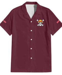 Chemise hawaïenne Monkey D. Luffy V3 One Piece Anime