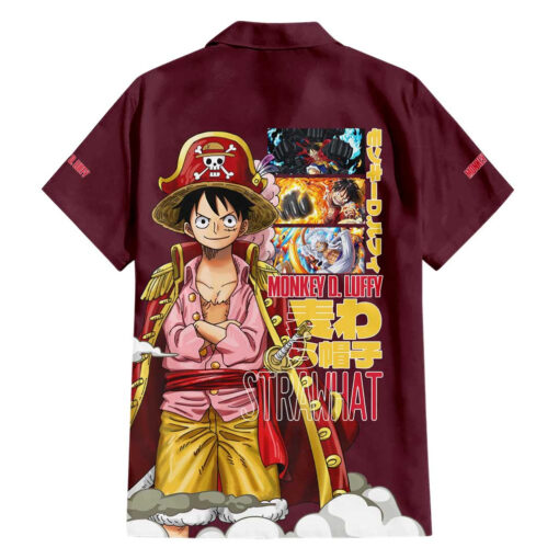 Chemise hawaïenne Monkey D. Luffy V3 One Piece Anime – Image 2