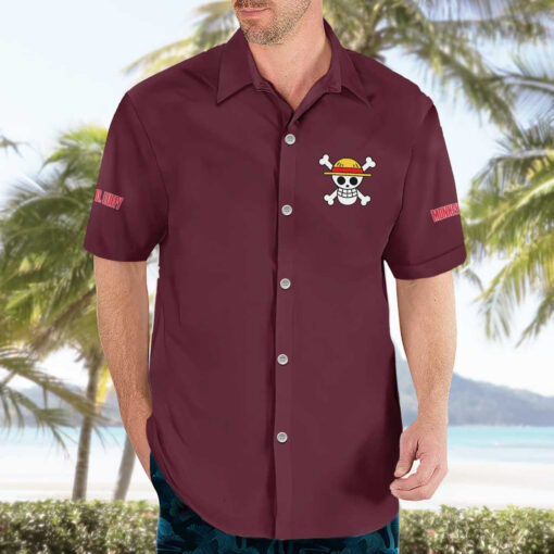 Chemise hawaïenne Monkey D. Luffy V3 One Piece Anime – Image 3