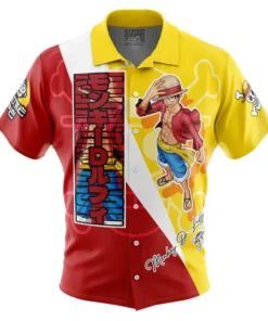 Chemise hawaïenne Monkey D. Luffy One Piece