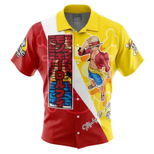 Chemise hawaïenne Monkey D. Luffy One Piece