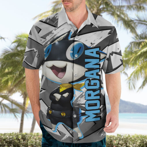 Chemise hawaïenne Crâne lune Hello Darkness – Image 3