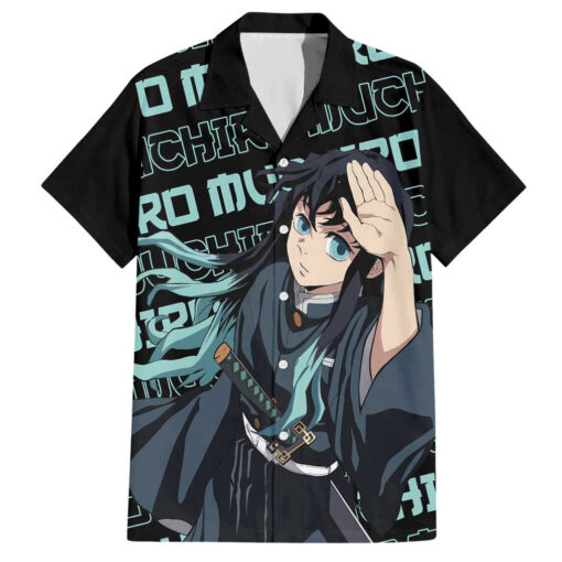 Chemise hawaïenne Muichiro Tokito Demon Slayer Japon Anime