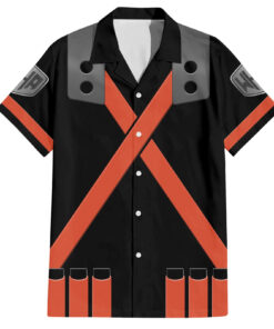 Chemise hawaïenne Musketeer Katsuki Bakugo Anime