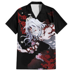 Chemise hawaïenne Muzan Kibutsuji Demon Slayer Anime
