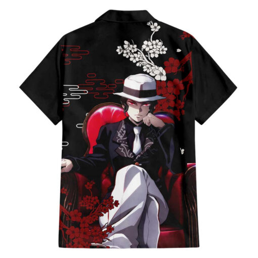 Chemise hawaïenne Muzan Kibutsuji Demon Slayer Anime – Image 2