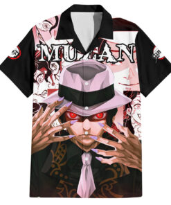 Chemise hawaïenne Muzan Kibutsuji Demon Slayer Japon Anime