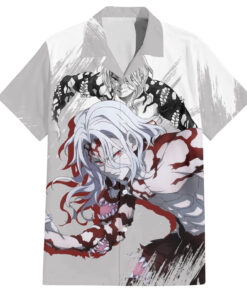 Chemise hawaïenne Muzan Kibutsuji Demon Slayer Anime Classique
