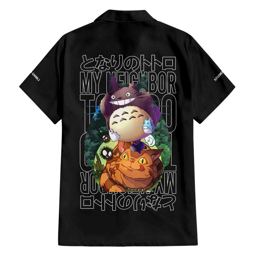 Chemise hawaïenne Mon Voisin Totoro Studio Ghibli Anime – Image 2