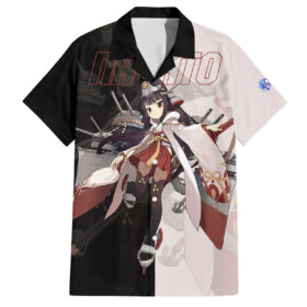 Chemise hawaïenne Nagato Azur Lane Anime Jeu