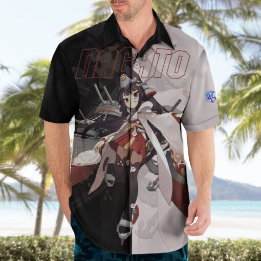 Chemise hawaïenne Nagato Azur Lane Anime Jeu – Image 3