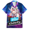Chemise hawaïenne Nakiri Ayame HoloLive Galaxie