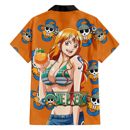 Chemise hawaïenne Nami Movie Anime Rouge – Image 2