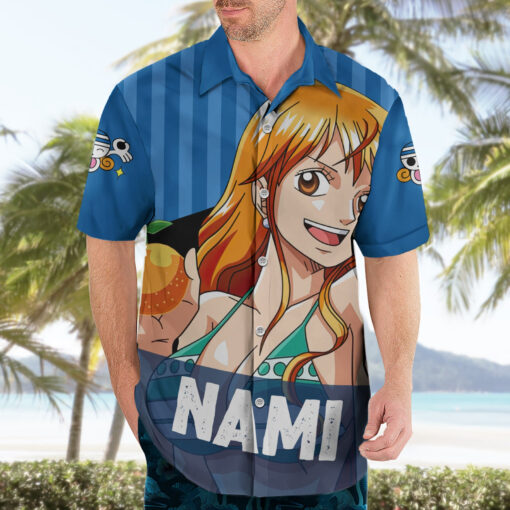 Chemise hawaïenne Nami Cat Burglar Anime – Image 3