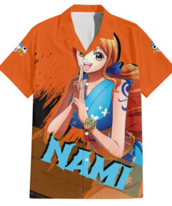 Chemise hawaïenne Nami One Piece Anime