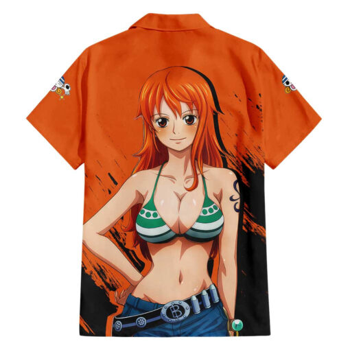 Chemise hawaïenne Nami One Piece Anime – Image 2