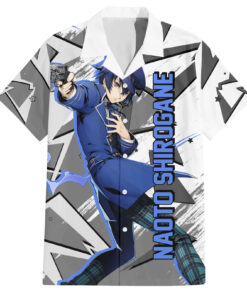 Chemise hawaïenne Naoto Shirogane Persona Anime Mix Polygon Cyber