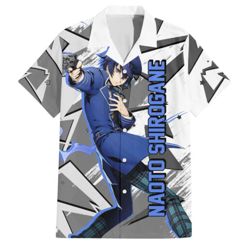 Chemise hawaïenne Naoto Shirogane Persona Anime Mix Polygon Cyber