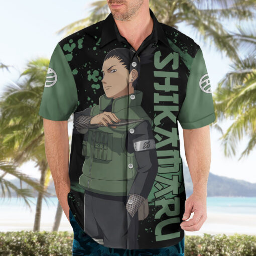 Chemise hawaïenne Nara Shikamaru Naruto – Image 3