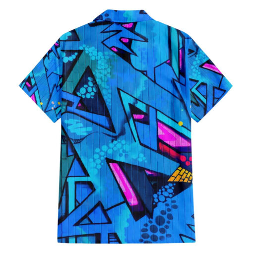 Chemise hawaïenne Naruto Akatsuki Urban Graffiti Pain Anime Mix Abstract – Image 2