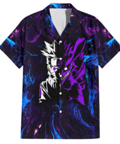 Chemise hawaïenne Naruto Bête Éveillée Anime