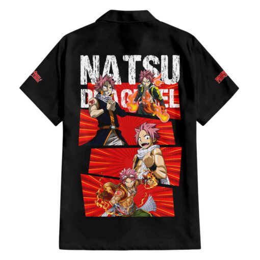 Chemise hawaïenne Natsu Dragneel Fairy Tail Anime – Image 2