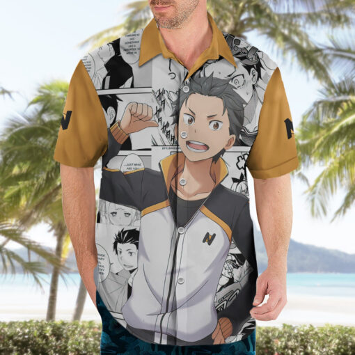 Chemise hawaïenne Natsuki Subaru Hajimeru Isekai Seikatsu – Image 3