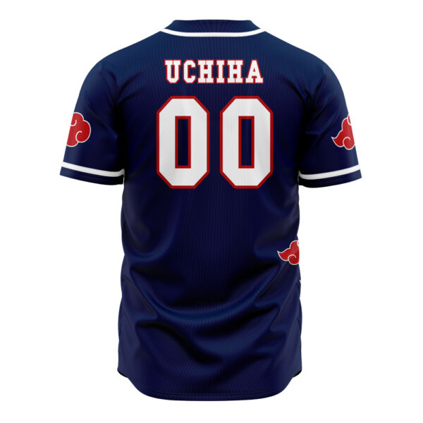 Maillot de baseball Akatsuki Bleu Marine Uchiha Shippuden – Image 3